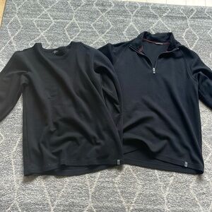 Two north face pullovers